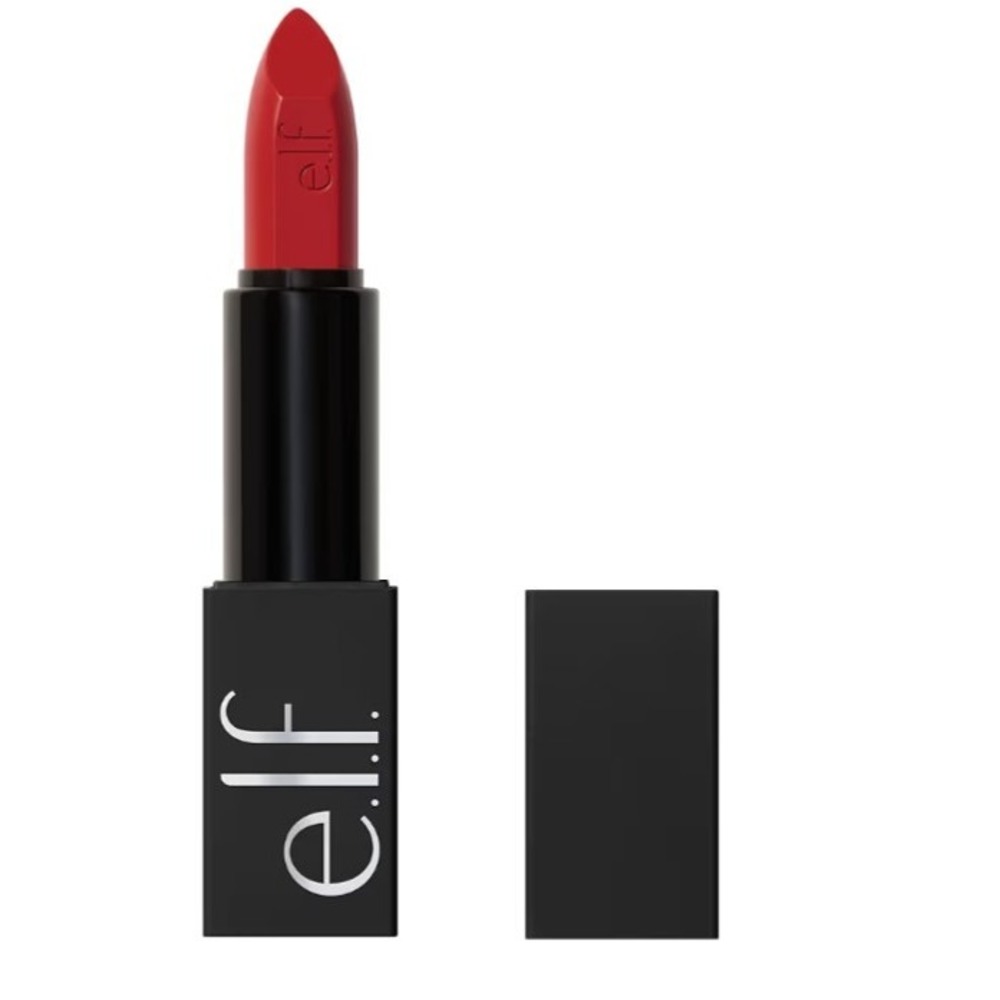NEW e.l.f. O Face Satin Lipstick NO REGRETS Richly Pigmented Nourishing